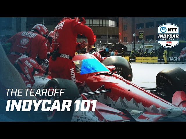 How do teams keep the aeroscreen clean during a race? | INDYCAR 101 presented by Pennzoil