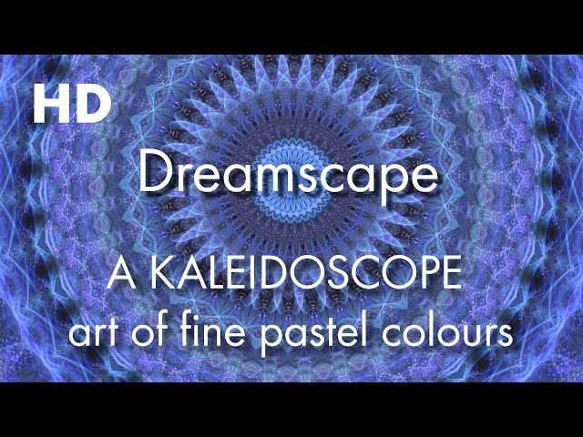 Relaxing Kaleidoscope ART/HD/DreamscapeA :Inside a kaleidoscope of pastel spheres[パステル万華鏡]