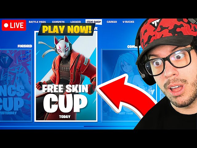 🔴LIVE! - FREE NEW SKIN from DUOS TOURNAMENT! (Fortnite)