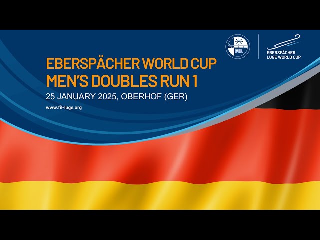 Men's Doubles Run 1 | EBERSPÄCHER Luge World Cup - OBERHOF, GERMANY 🇩🇪