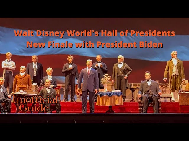 Disney World’s Hall of Presidents finale with President Biden 2021