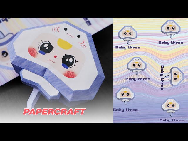 Make Baby Three " Ocean " Paper ( Papercraft) | Craft Cube