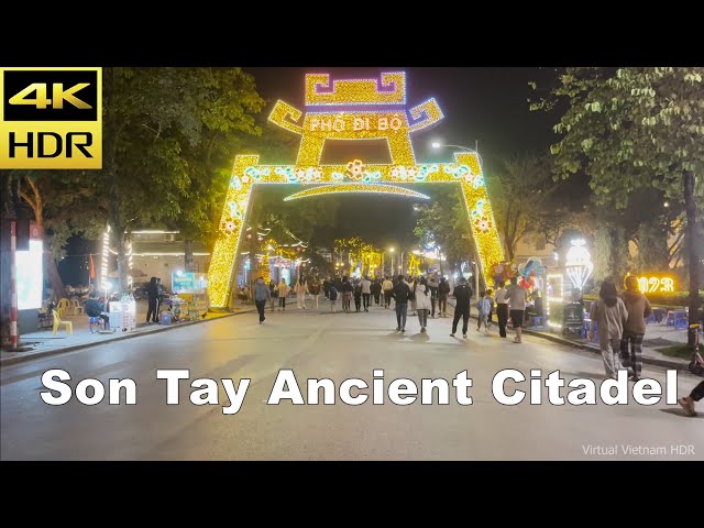 Walking Through Son Tay Ancient Citadel In Hanoi, Vietnam | 4K HDR Binaural Sound