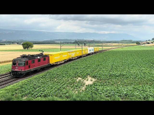 Suisse compilation train postaux