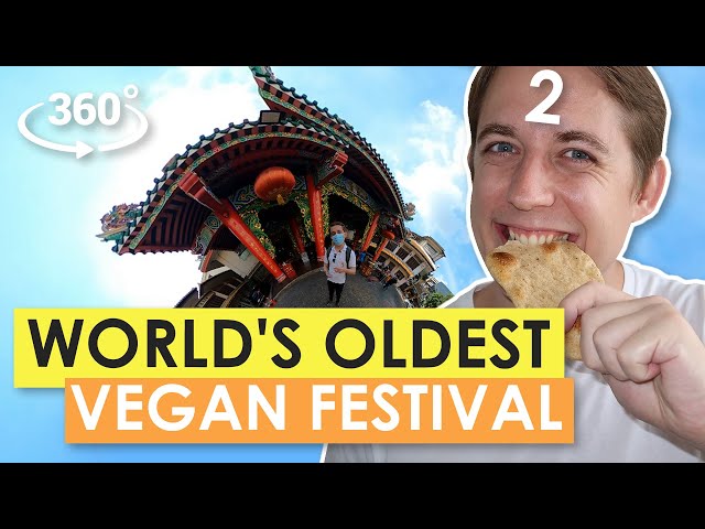 Explore The World’s Oldest Vegan Food Festival in 360° (Part 2)