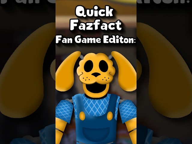 Quick Fazfact Fan Game Editon:  Playtime with Percy Has a Secret?!