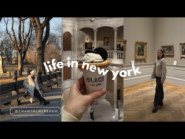 nyc vlog | the met, fave brunch spot, central park walks & viral hot chocolate