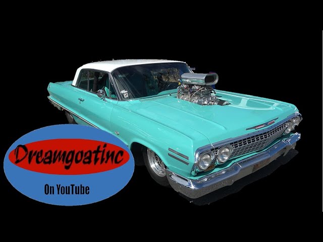 1963 Chevrolet Impala Blown Pro Street Dreamgoatinc Hot Rod and Classic Muscle Car 4K Video