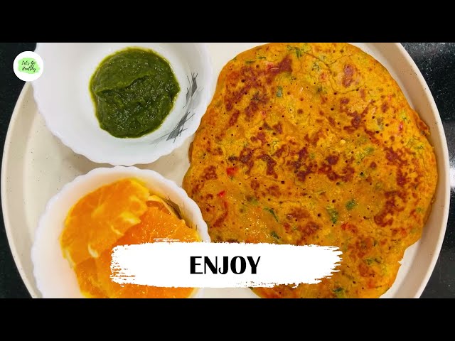 Besan Chilla Recipe For Weight Loss | Besan Ka Cheela Recipe | Let's Go Healthy #Shorts