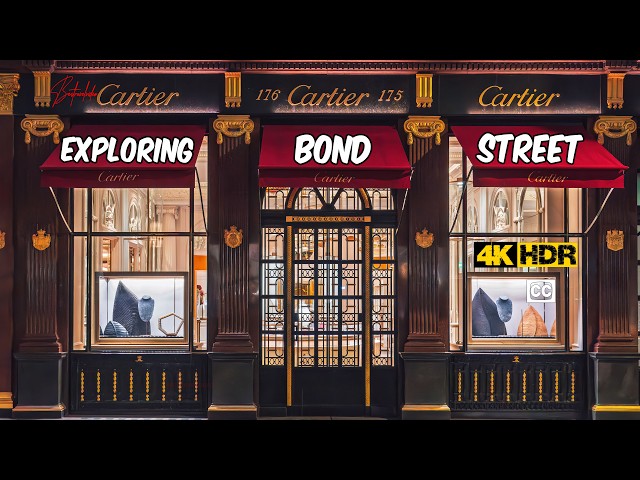 Bond Street Walk: London's 🇬🇧 Luxury Shopping District