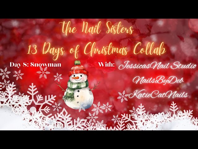 13 Days of Christmas Nail Sister Collab w/ @Jessicasnailstudio and @katiecatnails Day 8