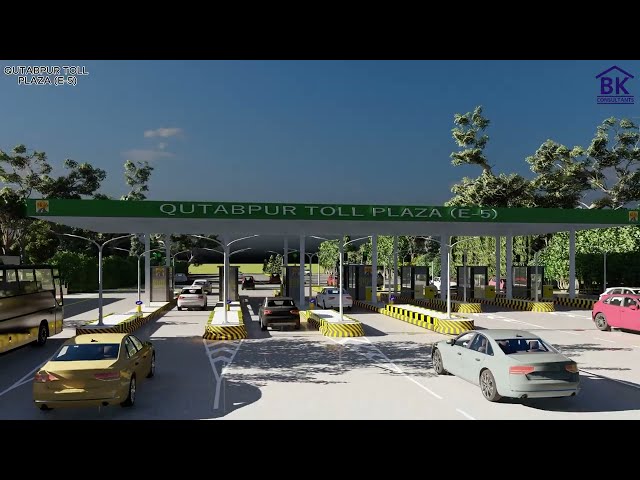 Qutabpur Toll Plaza Design on E-5 | Architecture & Structural Design Excellence