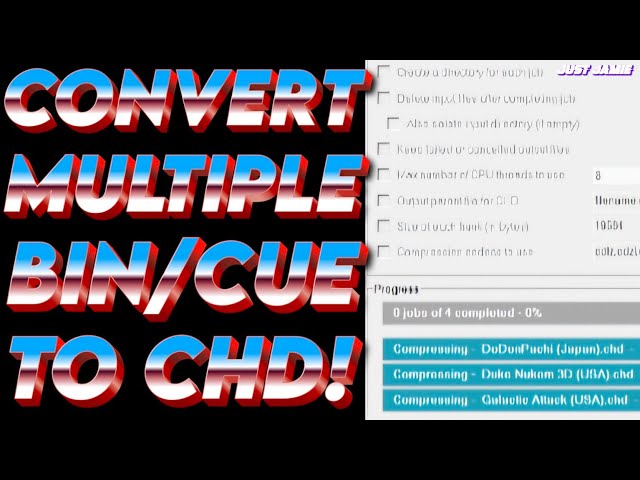 How to Convert Multiple Bin/Cue Files to CHD - Super Simple #retrobat #batocera #retroarch