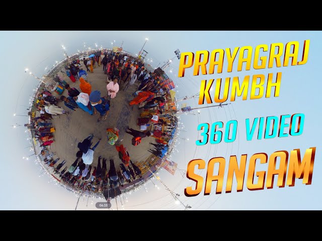 Kumbh 2025 | Prayagraj | Arail Ghat | Kila Ghat | Sangam | Pipa Pool | Naga Cottage 360 | Video | 4k