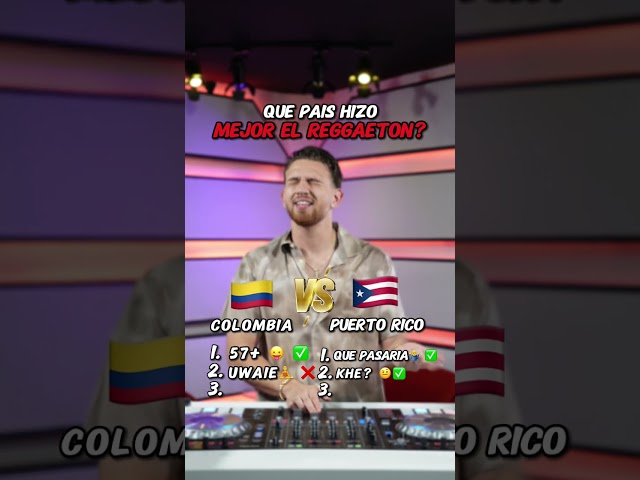 Colombia y Puerto Rico ESTAN ROMPIENDO con el Reggaeton 😛 Cual país hizo el mejor reggaeton?