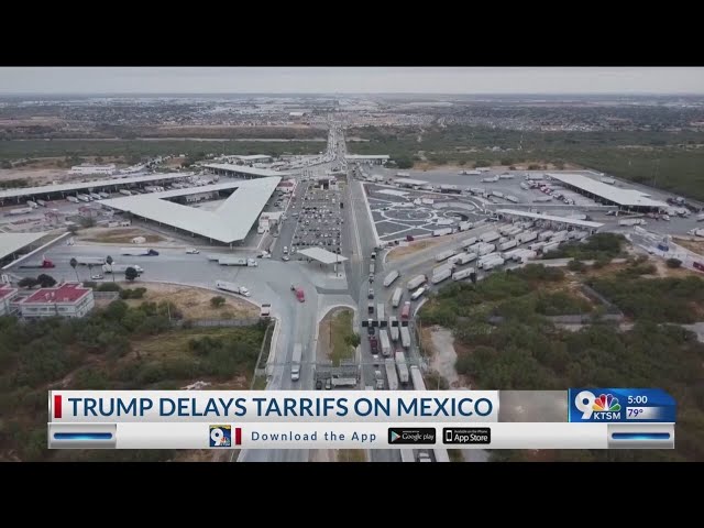 Trump agrees to pause tariffs on Mexico