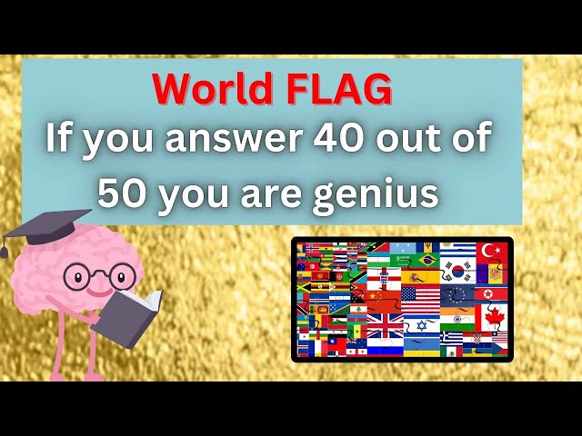 "Guess the Flag: 40 Out of 50 Countries - Can You Get Them All?" #challenge