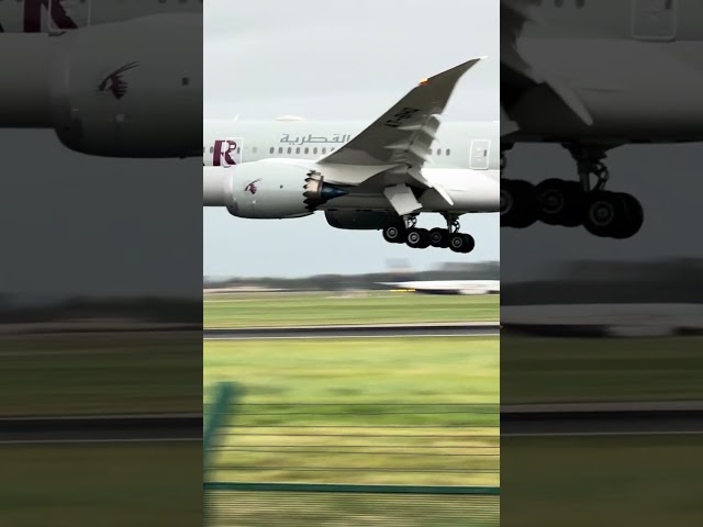 Qatar B787 Touchdown DUB 13 08 24