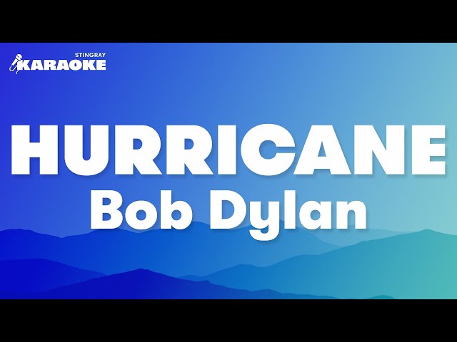 Bob Dylan - Hurricane (Karaoke Version)