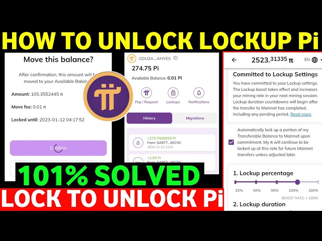 How to Unlock Pi lockup Balance | Pi Locked Up Balance Unlocking | Pi Locked Up Balance