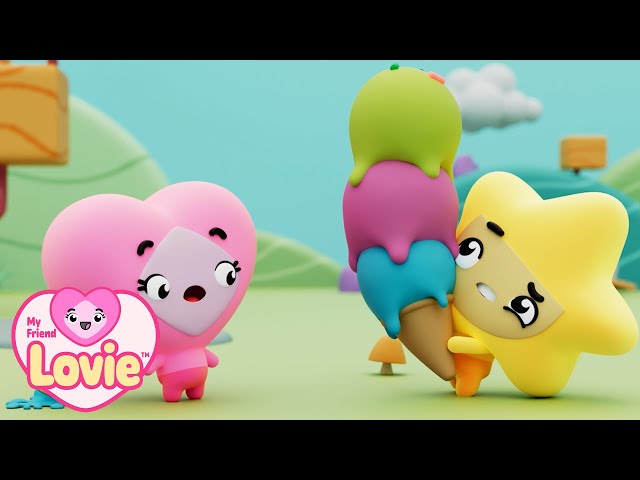 My Friend Lovie | Brand New - Biggest ice cream EVER! | Kids Cartoons & Stories | Videos for Kids