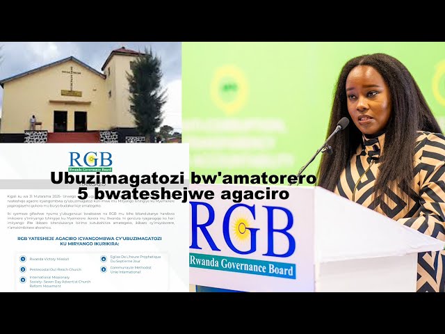 UBUZIMAGATOZI BW'AMATORERO 5 BWATESHEJWE AGACIRO NA RGB/NI IKI CYAGENDEWEHO?