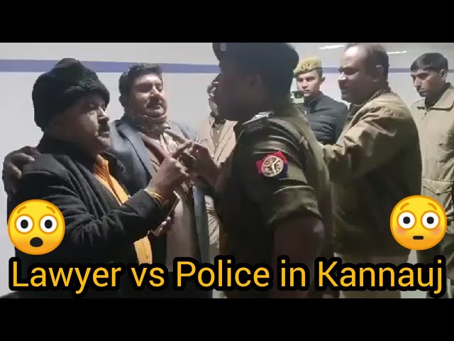 When Khaki Clashed with Black Coat | CO Kamlesh Kumar’s Outburst in Kannauj