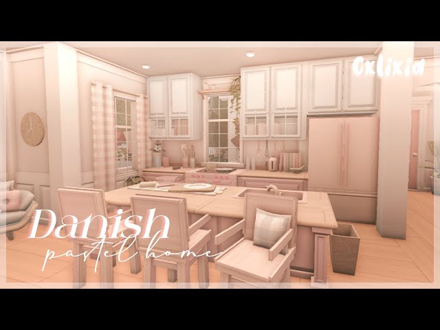 Bloxburg: Danish Pastel Aesthetic Home 🌼 | Roblox House Build