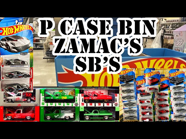 FIRST TO THE P CASE DUMP BIN!  ZAMAC HOT WHEELS Q CASE FOUND! M2 1/24 COKE SQUARE BODIES AND MORE!!!