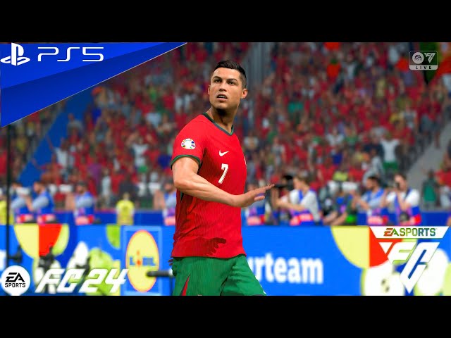 FC 24_ Portugal vs. Serbia - EURO 2024 Round of 16 Full Match in Frankfurt Arena | PS5™ [4K60]