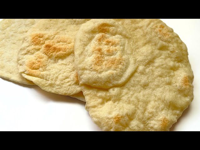 Easy Homemade Flatbread Recipe | 4 Ingredients | No Oven💯