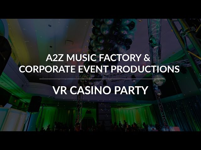 A2Z Music Factory & Corporate Event Productions | VR Casino Party