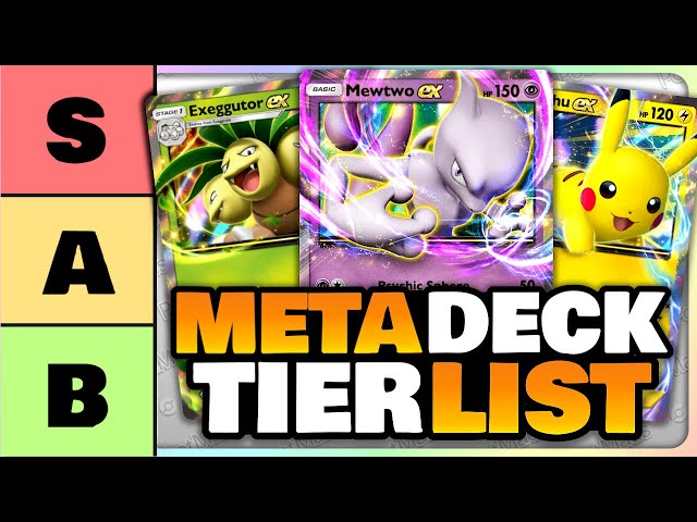 META TIERLIST - Final BEST DECKS Rankings!!! | Pokemon TCG Pocket