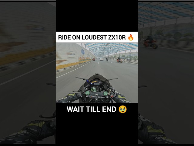 RIDE ON LOUDEST ZX10R 🔥 #shorts