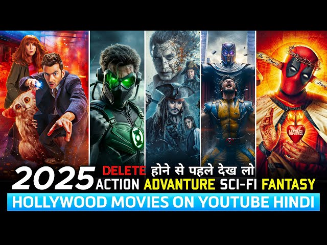 Top 10 Hollywood Sci-Fi Movies On YouTube in Hindi Dubbed | New Hollywood Movies in Hindi 2025