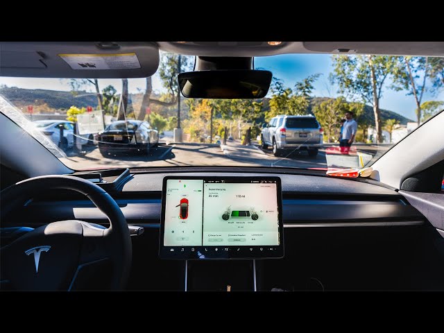 Tesla Supercharger How LONG to CHARGE Model 3 | 10% to 80% | 72kw