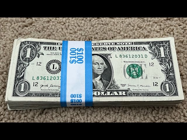 Currency Search ($100 in $1 Dollar bills) ASMR?