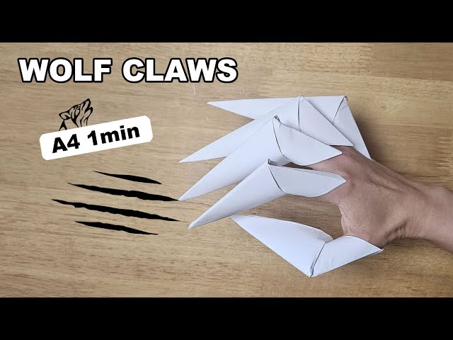 How to Make Claws Origami - Tutorial