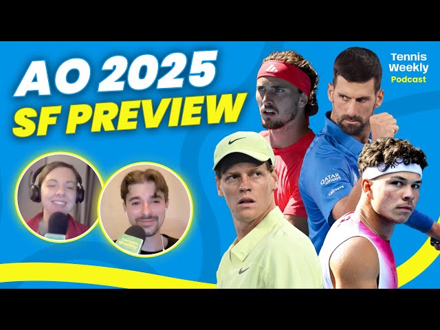 Sinner faces Shelton in SEMIFINALS, can Zverev stop Djokovic winning #25? | Australian Open 2025