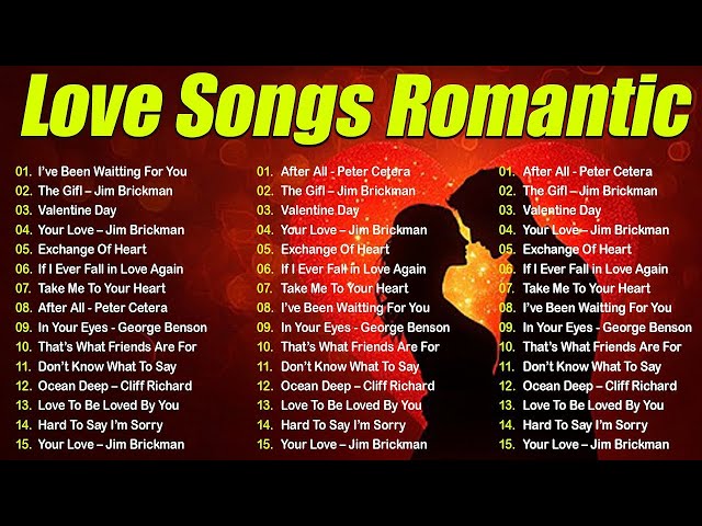 Greatest Hits Love Songs Ever💖✨💖Relaxing Beautiful Love Songs 80s 90s Playlist💖✨💖Love Songs Forever