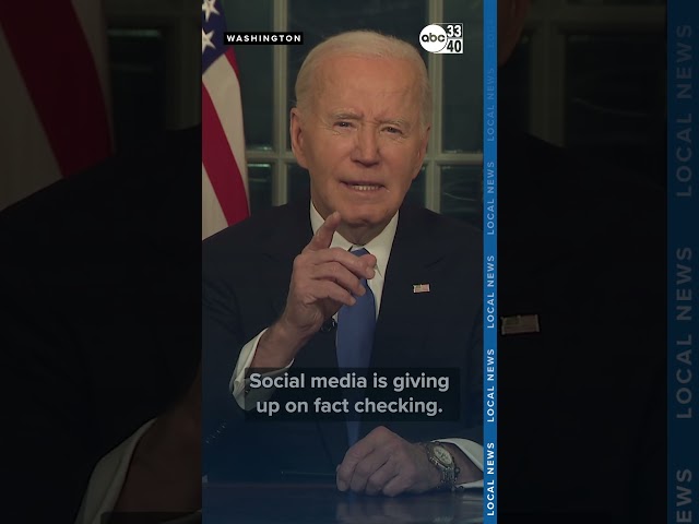 Biden discusses social media during farewell address