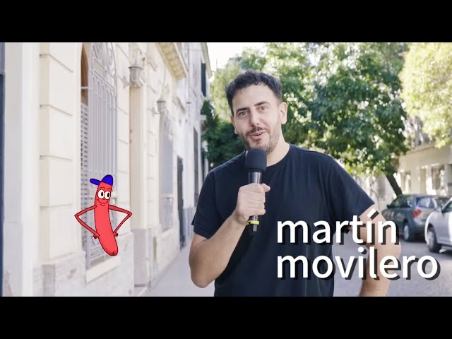 martín movilero con salchi