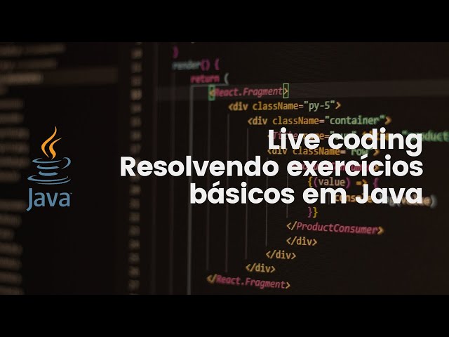 Live Coding - Resolvendo exercícios básicos em Java