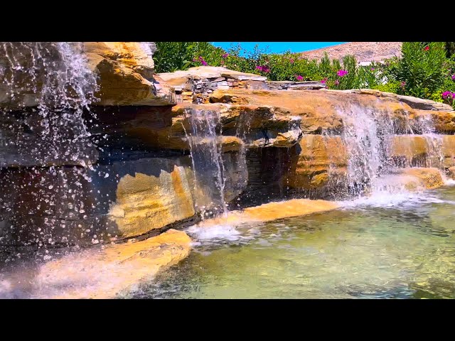 1 Hour Relaxing Music with Nature Sounds - Waterfall [4K]