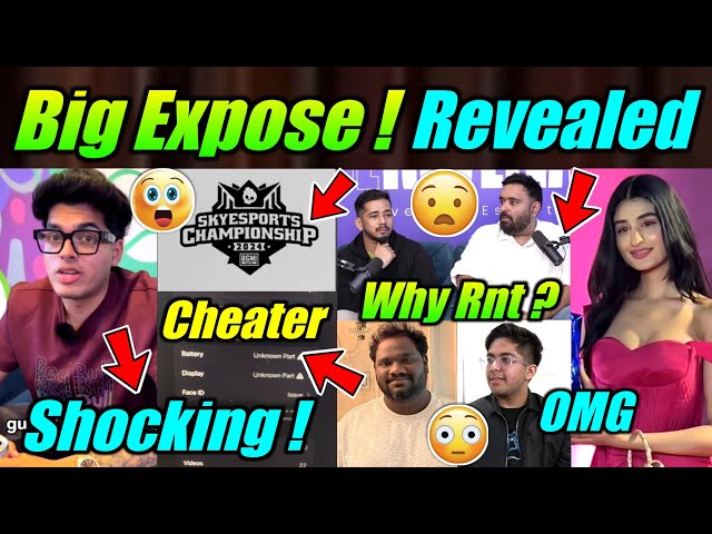 Skyesports Cheaters, Big Expose 😳 Teamup ! Scout on Rntx 😮 Jonathan, Payal