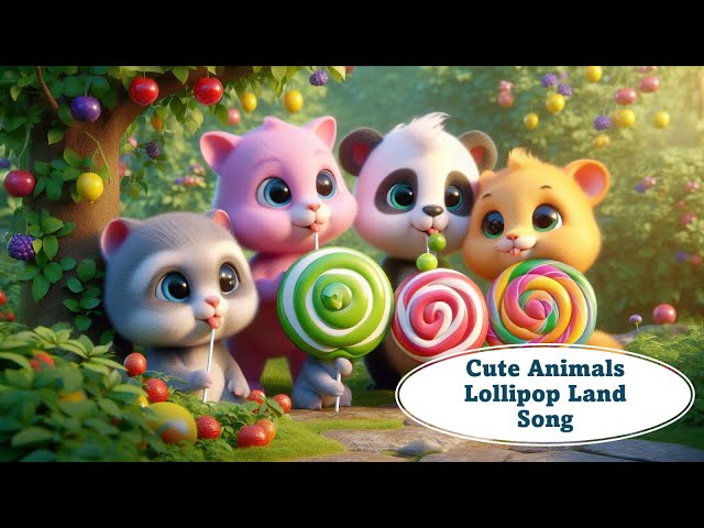 Cute Animals Lollipop Land Perfect for kids and candy lovers alike! lollipop song | #bmlittlestars