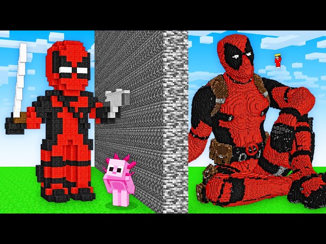 I Cheated With DEADPOOL in Minecraft Build Battle