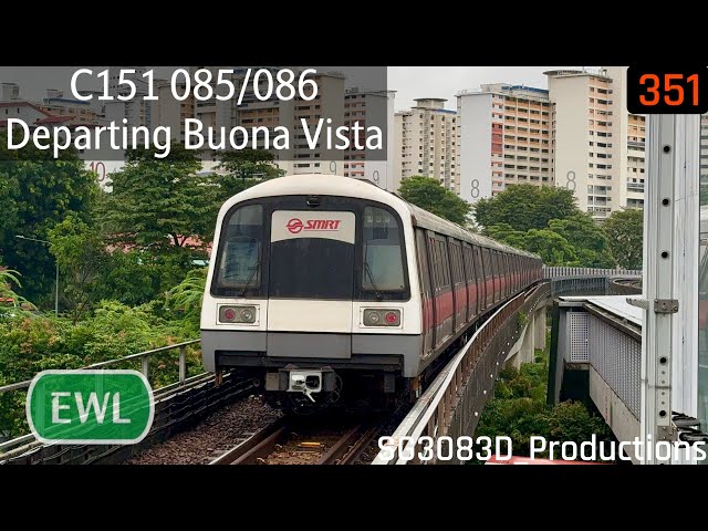 [SMRT][Acceleration Issues] KHI C151 [085/086] - Departing EW21 Buona Vista (EWL)