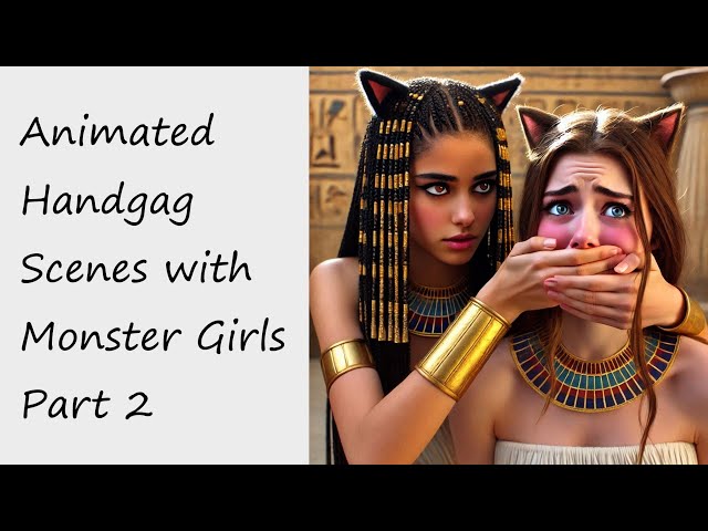 Animated Handgag Scenes with Monster Girls Part 2 [covering mouth] [breathplay]