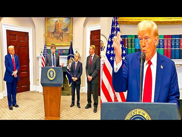 President TRUMP Launches Massive AI Project Stargate with Softbank OpenAI and Oracle!